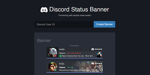 Discord Status Screenshot